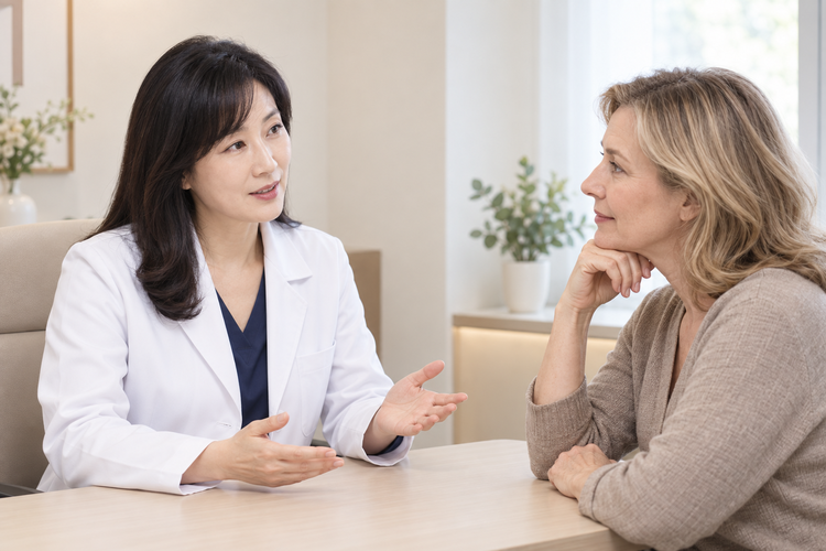 Anatomy illustration related to Menopausal Hormone Therapy: When Should It Start, and When Should It Stop?